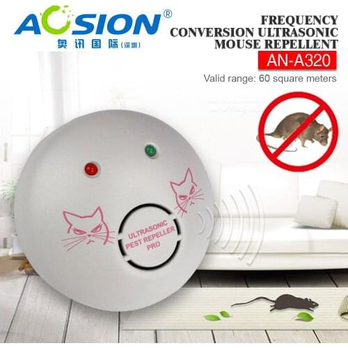 2X Aosion Cute Ultrasonic Electronic Rat Mouse repelling Device Repeller For Home Rrestaurant Hotel Office