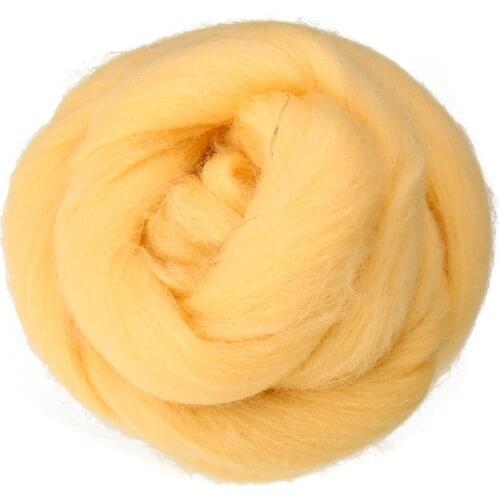 45g Wool Fiber Needle Felting Pink Flesh Skin Tones Felting Wool Roving For Spinning 3D Sewing Projects Crafts