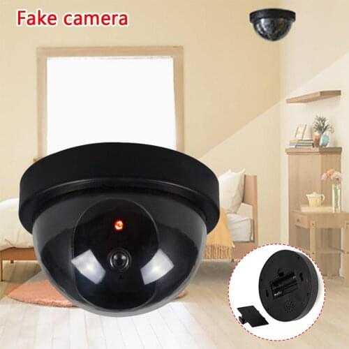 Indoor/ Outdoor Monitoring Wireless Fake Camera Matte Infrared Security Camera Fake Dome Dummy Camera Household