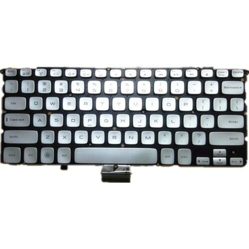Laptop Keyboard For Dell XPS 15Z L511Z Silver US United States Edition