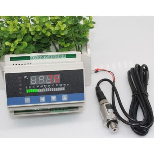 Din type pressure controller with 0-10Bar 0-16Bar 0-25Bar G1/4 thread pressure sensor Din pressure detector