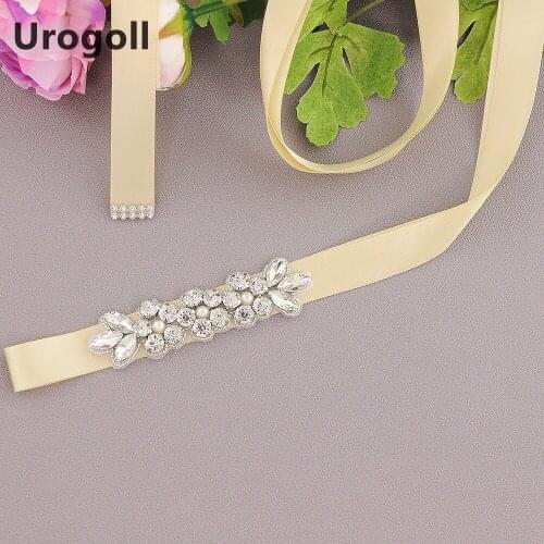Fashion Accessoire Mariage Bridal Diamond Waist Belts For Wedding Dress Rhinestones Accented Bridal Sash For women Evening Party