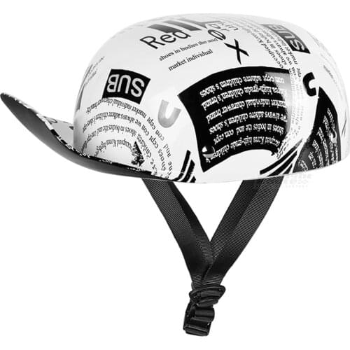 Unisex Half Face Motorcycle Helmets Retro Vintage Racing Helmet Motobiker Riding Chopper Cruiser Biker Helmets Casque Moto