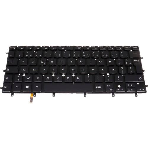 New Original Backlit French AZERTY Keyboard Without Frame for DELL XPS 13 9343 9350 9360 03P2DR