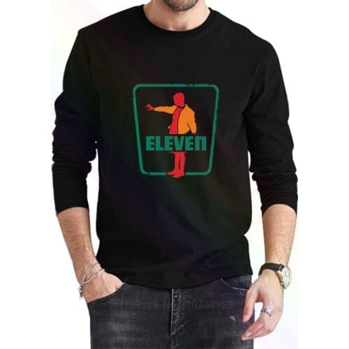 Stranger Things Eleven Dustin Logo Classic T-Shirt 2021 Newest Summer Mens Long Sleeve Popular Tees Shirt Tops Novel Unisex