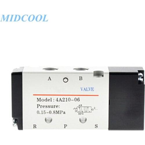 Air Valve Pneumatic 4A200 Series (5/3, 5/2 way) 4A210 4A220 4A230 Single / Double air control