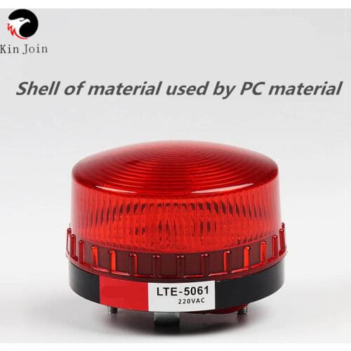 Security Alarm High Quality Waterproof LED Warning Light DC12V/24V/AC220V Mini Alarm Lamp Strobe Signal Indicator Light
