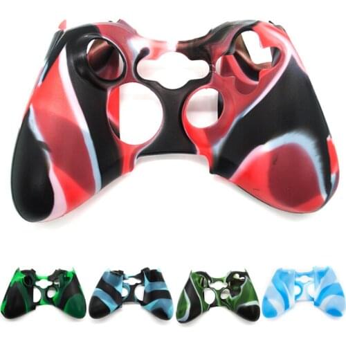 Silicone Rubber Protective Skin Shell Case For XBOX 360 Gaming Controllers Cover Wireless Controller