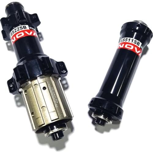 Free QR Super Light 292g NOVATEC AS511SB FS522SB front 20H rear 24Holes V brake straight pull road bike hub 10s 11s ABG freehub