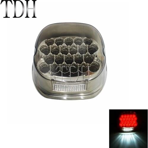 Motorcycle LED Rear Lights Warning Signal Moto Tail Brake Light Indicator Lamp for Harley Dyan Softail Sportster XL XL1200