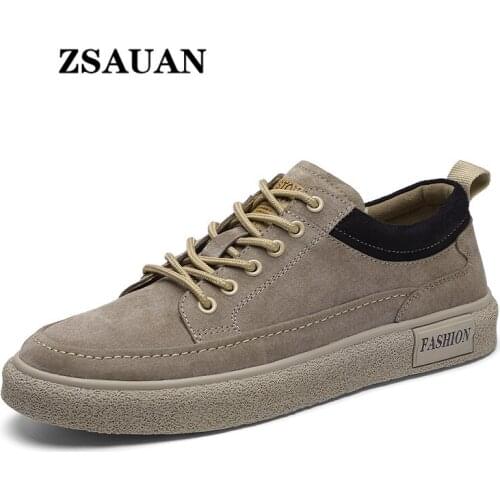 ZSAUAN Retro Shoes Young Men Pig Leather Footwear Autumn Spring Casual Oxford Shoes Korea Mens Street School British Loafers