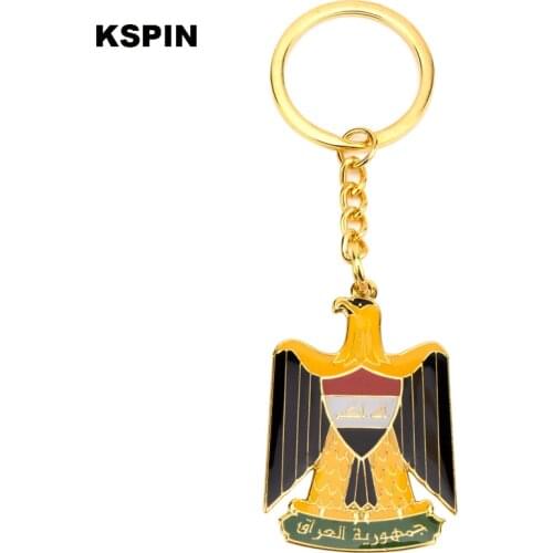 Iraq Badge Flag Brooch National Flag Lapel Pin International Travel Pins