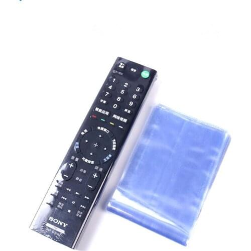 10Pcs Waterproof TV Remote Control Cover Heat Shrink Film Protector Cover Air Condition Remote Control Protector Protective Case