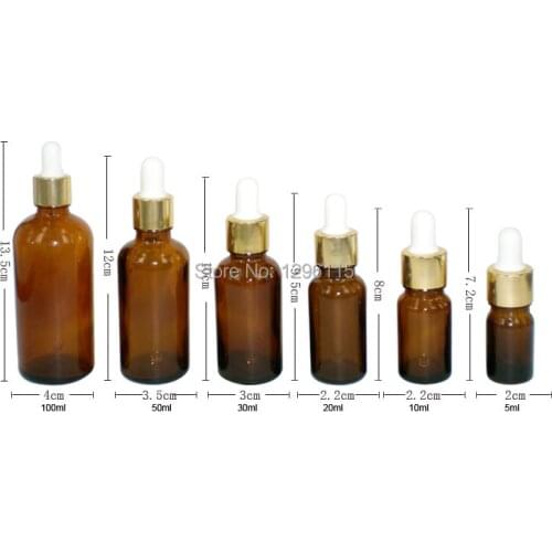100pcs 100ml Glass Eye Dropper Bottles / Vials Essential Oil Bottles cosmetic containers points bottling