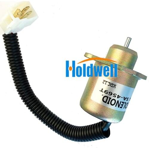 12V Fuel shutoff solenoid 7023161 for JLG Lift with Kubota Engine D905