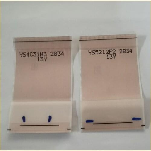 2834 Original Flex Cables 68 pin Tcon Card Cable Without Buckle Flexible 35mm X 56mm Tcon Board Connector Connection Flex Cable