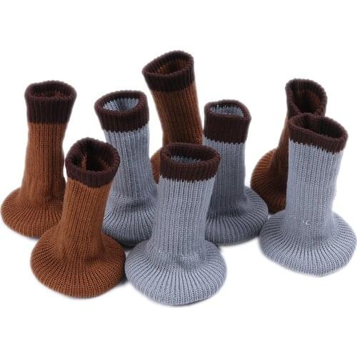 4 Pcs/lot Bathroom Home Decor Kitchen Furniture Anti Noise Slider Caps Non-Slip Table Sock Foot Pad Chair Leg Floor