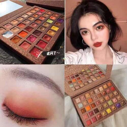 40 Colors Eye Shadow Plate Latest Fashion Colors Super Flashing Powder Bling Waterproof Parity Beginner Nude Color