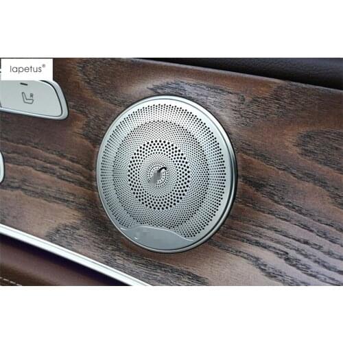 Lapetus Accessories For Mercedes Benz C CLASS W205 2014 - 2020 Car Door Speaker Audio Loudspeaker Sound Molding Cover Kit Trim