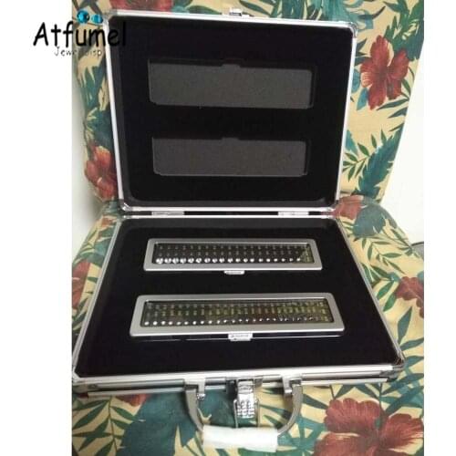 Diamond Standard Carat Weight Diameter Tester Carry Case Colorimetric Clarity Cut Scale Master Stone Testeur Tool Box