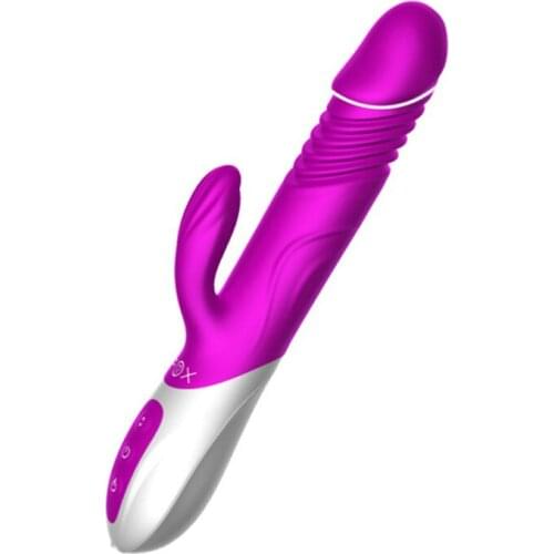 Automatic Telescopic Intelligent Female Vibrator Stick simulation Male penis full pre-Heating Double stimulation Sex Machine