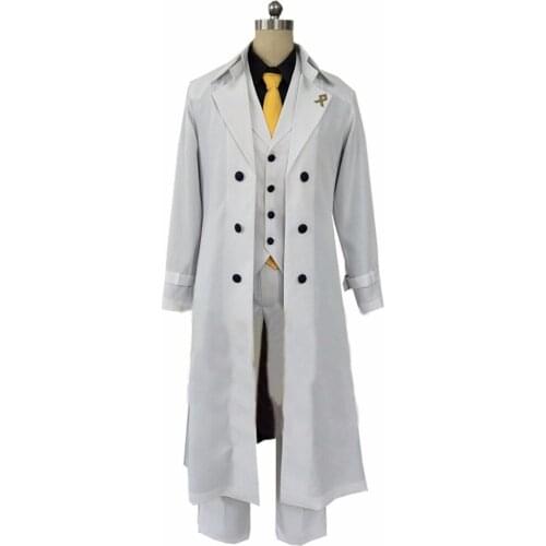Bungo Stray Dogs: DEAD APPLE Armed Detective Agency Osamu Dazai White Uniform Cosplay Costume A018