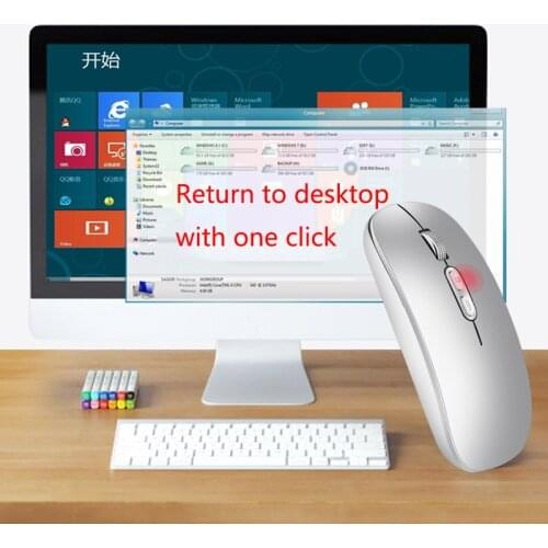 Wireless Computer Mouse 2.4G Receiver Super Slim Mouse Slient Mouse For PC Laptop Game Mouse