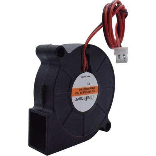 3D Printer Parts 5015 Cooling Fan 12V 24V Blower Fan Turbo Brushless Fan For DIY 3D Printing Accessories