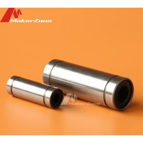 LM6LUU LM8LUU LM10LUU Longer Linear Bearing Bush Bushing for Smooth Bar Rod Shaft CNC 3D Printer Parts