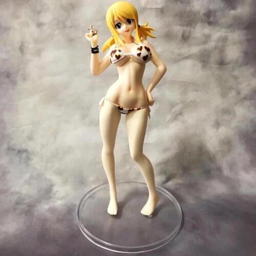 Fairy Tail lucy Figure sexy girl PVC Collection Model toys for gift 24cm