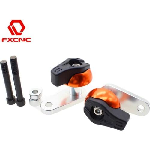 FX CNC Motorcycles Frame Sliders Crash Pad Cover Falling Protector Protective Guard For SUZUKI GSXR1000 K7 2007 - 2008