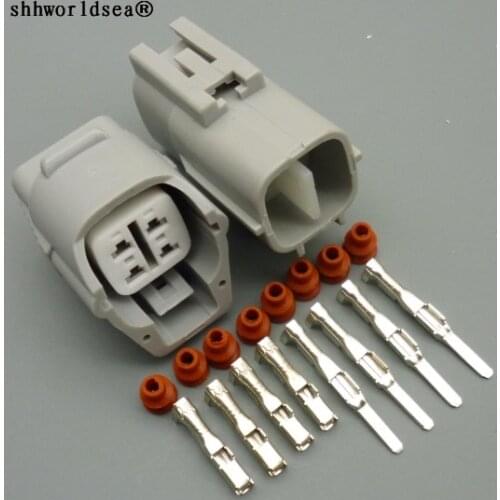 Shhworldsea 4 Pin 90980-10942 Female Male 090 Sealed Speed Plug 6189-0126 6188-0066 For Carola Corolla Alto Headlight