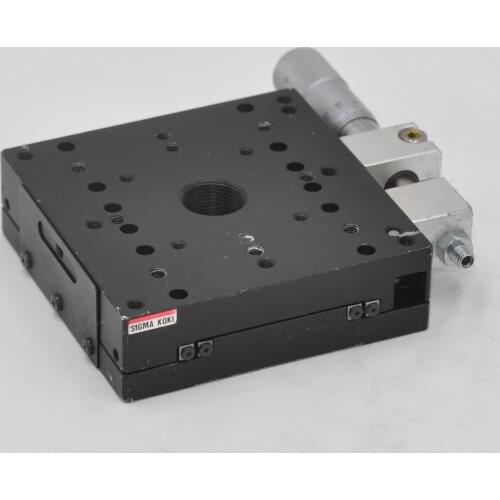 TAM-801S Sigma manual X Y axis precision optical displacement platform fine-tuning guide rail sliding table aluminum alloy