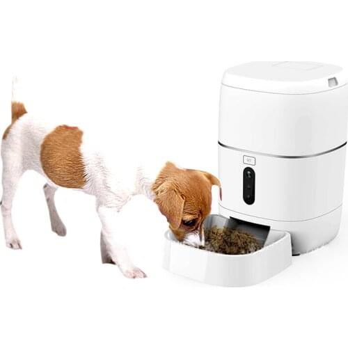 Smart Automatic Pet Feeder 5v Wireless Camera Support Smart Home Networking Remote Pet Feeder Safety