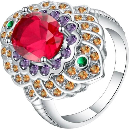 VNFURU Rings With Crystals