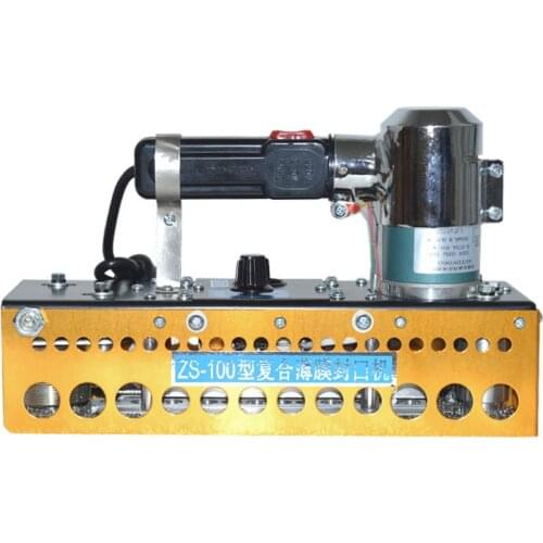 Wholesale Portable continuous plastic bag sealing machine+ZS-100 manual chain compound film bag sealer 1pc