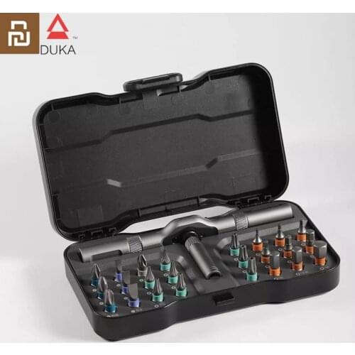 Youpin ATuMan DUKA RS1 24 in 1 Multi-purpose Ratchet Wrench Screwdriver S2 Magnetic Bits Tools Set DIY Household Repair Tool