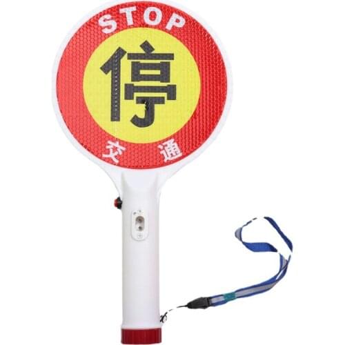Charging Hand-held Stop Sign Road Traffic warning light Flashing Traffic Baton