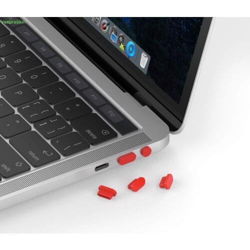 Anti Dust Dirt Plugs Cover for MacBook 12, 2016 2017 New MacBook Pro 13/15 with Thunderbolt 3 Ports Laptop Dust Plugs