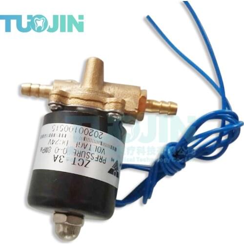 1pcs Dental Solenoid Valve electromagnetic Valve Dental Chair Dental Unit Valve DC 24V Dental product materials lab equipmentuni