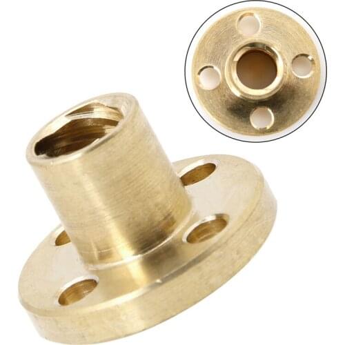 2pcs 8mm Type T Start Lead Screw Nut Brass For CNC 3D Printer Parts Printer Z Axis