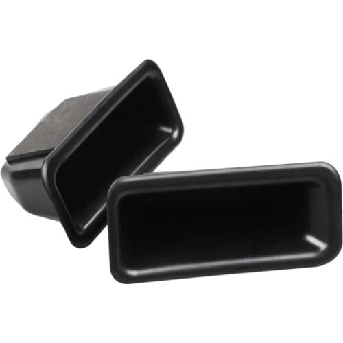2Pcs/Set Car Black Front Armrest Door Storage Box Holder Fit For Ford Explorer 2015 2014 2013 2012 2011