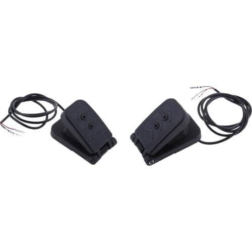 2 x 5V Black Plastic Electric Bike Scooter Quad Foot Throttle Accelerator 3 Wires