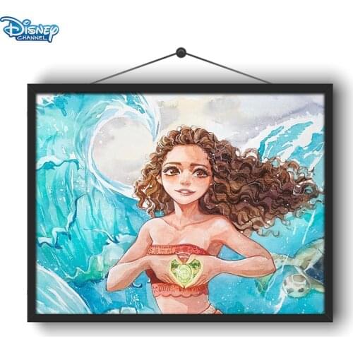 Disney 5D DIY Diamond Painting Multiple Princess Painting Series Round Diamond Embroidery Kit Handmade Home Decoration