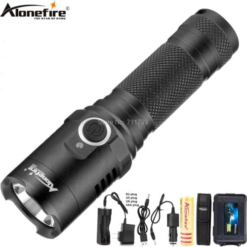 AloneFire X002 ultra bright powerful led flashlight xml t6 led Tactical torch for 18650 battery