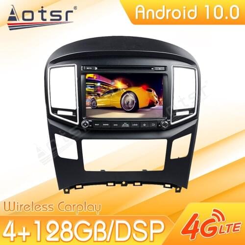 Android 10 Car Multimedia Stereo Player For Hyundai H1 2016-2019 Tape Radio Recorder Video Auto GPS Navi Head Unit No 2Din 2 Din