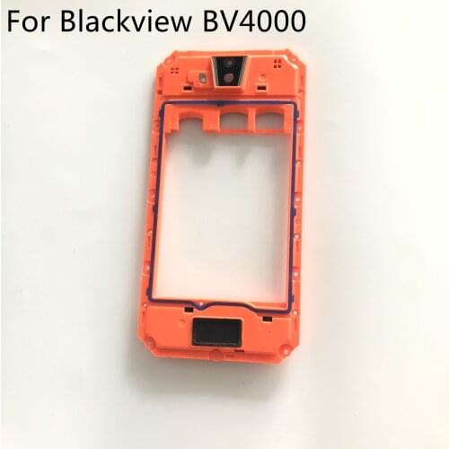 Blackview BV4000 Original Used Back Frame Shell Case + Camera Glass Lens For Blackview BV4000 MT6580A 4.7" 720*1280 Smartphone