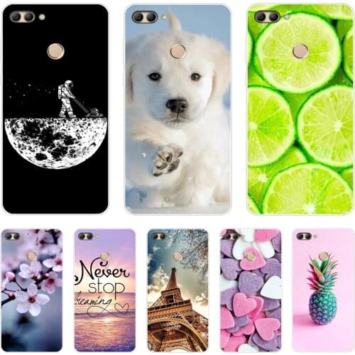 Case For Huawei Y9 2018 Case Huawei Y9 2018 Back Cover Soft TPU Silicone Case For Huawei Y9 Y 9 2018 Protective Case Horse 5.93