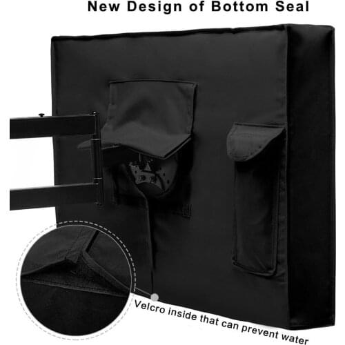 Outdoor TV Cover With Bottom Weatherproof Dust-proof 22\" 32\" 36\" 40\" 46\"48\ Protect TV Screen Garden Patio Outdoor TV Cover