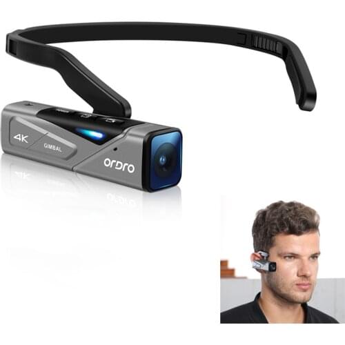 Digital Camcorders YouTube Video 4k Camera 60fps Ordro EP7 FPV POV WiFi Full HD Head Mounted Gimbal Vlog Cameras for Blogger
